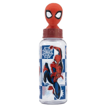 Garrafa de figura 3D Arachnid Grid Spiderman Marvel 560ml STOR - 1