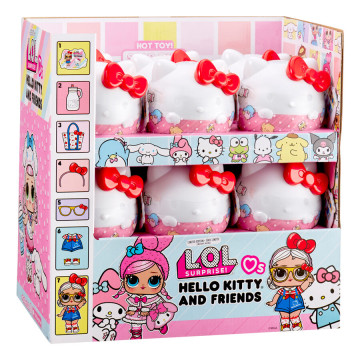Cápsula surpresa Loves Hello Kitty Tots & Friends LOL Surprise sortidas MGA - 1