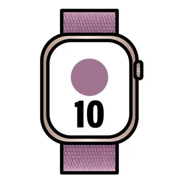 Apple Watch Series 10/ GPS/ 46 mm/ Caixa de alumínio ouro rosa/ Pulseira esportiva Plum Apple - 1