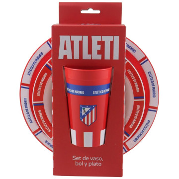 Conjunto de louça de 3 peças do Atlético de Madrid CYP BRANDS - 1