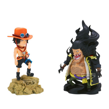 Portgas D. Ace vs Marshall. D. Teach Log Stories Figura One Piece 8cm BANPRESTO - 1