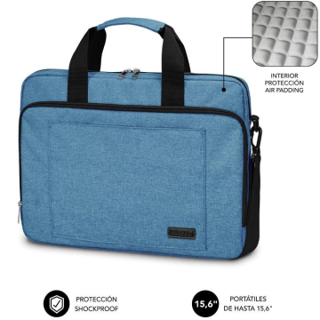 Bolsa para laptop Subblim Air Padded para laptops de até 15,6" / Azul Subblim - 1