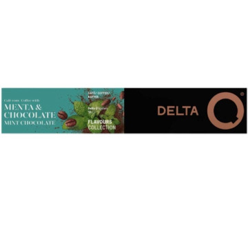 Cápsula de menta e chocolate Delta para cafeteiras Delta/ Caixa com 10 unidades DELTA - 1