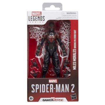 Figura Miles Morales Brooklyn 2099 Terno Homem-Aranha 2 Marvel Legends 15cm HASBRO - 1