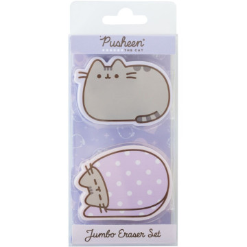 Blister com 2 borrachas Pusheen  - 1