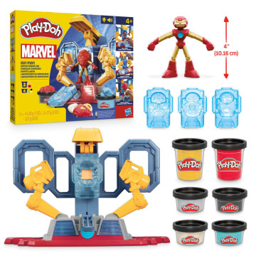 Homem de Ferro Marvel Play-Doh Armor Lab HASBRO - 1