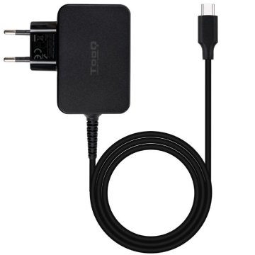 TooQ TQLC-USBCGAN45PD Carregador USB Tipo C para laptop/ 45 W/ Automático/ Voltagem 5-20 V/ 1x USB Tipo C TOOQ - 1