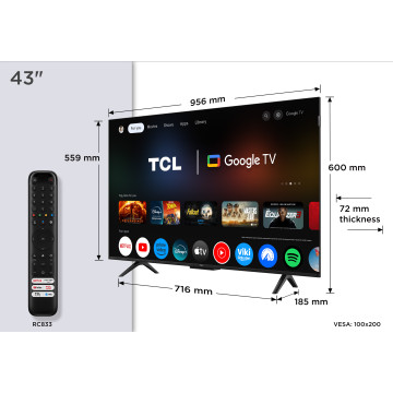 TCL - QLED Smart TV 43P7K TCL - 2
