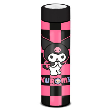 Garrafa de aço inoxidável Chess Kuromi Hello Kitty and Friends 500ml KARACTERMANIA - 1