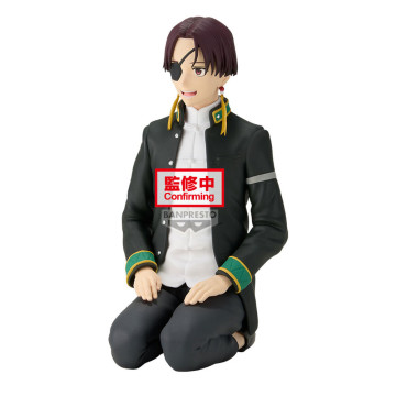 Suo Hayato sentado quebra-vento figura 11cm BANPRESTO - 1