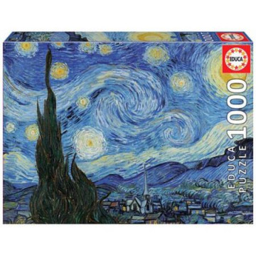 EDUCA - Puzzle 1000 A Noite Estrelada, Vincent Van Gogh 19263  - 1