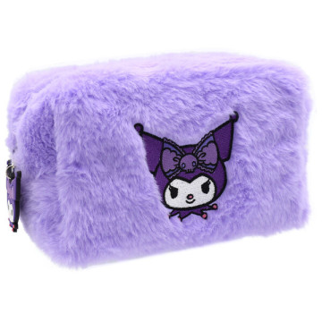 Bolsa de higiene pessoal de pelúcia Hello Kitty Kuromi  - 1