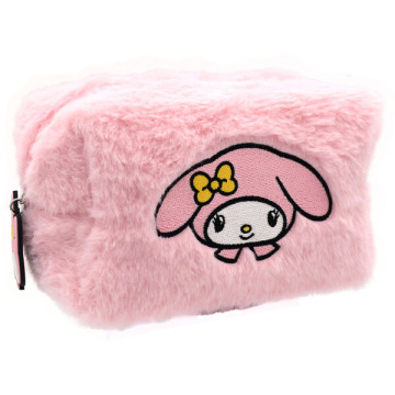 Bolsa de higiene pessoal de pelúcia Hello Kitty My Melody  - 1