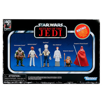 Conjunto de 6 figuras da coleção Retro Star Wars Return of the Jedi, 9,5 cm sortidas HASBRO - 1