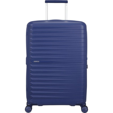 Mala média American Tourister FastForward Spinner, expansível, 68 cm/ 68 x 46 x 30 cm/ 4 rodas/ Roxo crepúsculo AMERICAN TOURIST