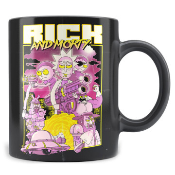 Taza Retro Poster Rick and...