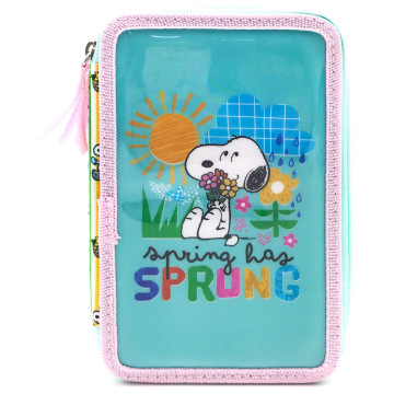 Estojo triplo Snoopy Peanuts CYP BRANDS - 1
