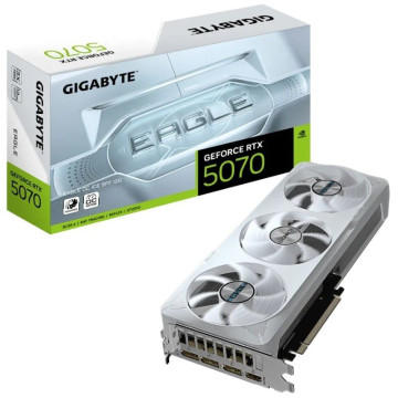 Placa de vídeo Gigabyte GeForce RTX 5070 EAGLE OC ICE SFF/ 12 GB GDDR7 GIGABYTE - 1