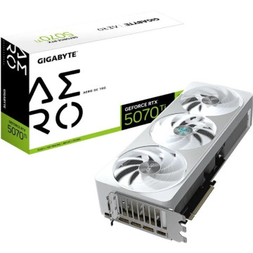 Placa de vídeo Gigabyte GeForce RTX 5070Ti AERO OC 16G/ 16GB GDDR7 GIGABYTE - 1