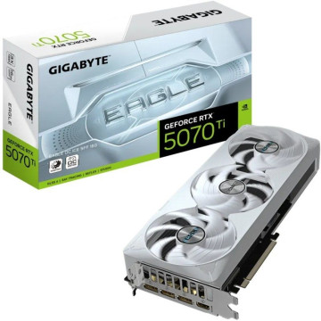 Placa de vídeo Gigabyte GeForce RTX 5070Ti Eagle OC ICE SFF 16G/ 16GB GDDR7 GIGABYTE - 1