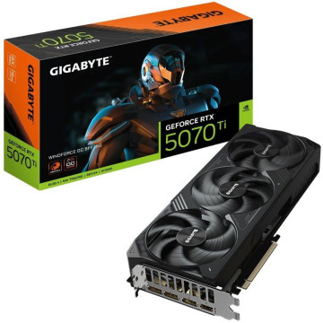 Placa de vídeo Gigabyte GeForce RTX 5070 Ti WindForce OC SFF 16G/ 16GB GDDR7 GIGABYTE - 1