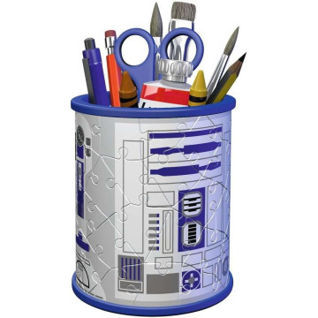 Quebra-cabeça 3D Star Wars Porta-lápis 54 peças RAVENSBURGER - 1