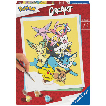 Kit de pintura para adultos Pokémon lendário CreArt RAVENSBURGER - 1