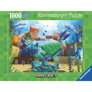 Quebra-cabeça Minecraft 1000 peças RAVENSBURGER - 1