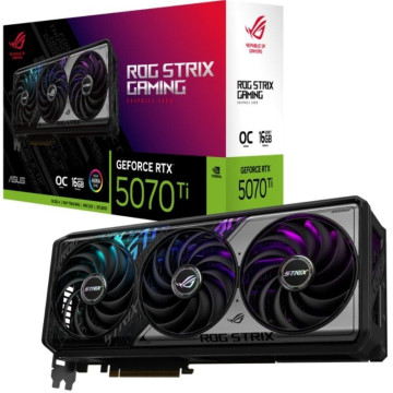 Placa de vídeo Asus ROG Strix OC GeForce RTX 5070Ti/ 16 GB GDDR7 ASUS - 1