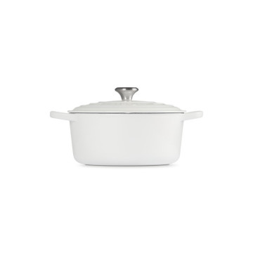 LE CREUSET - Cocotte Redonda Signature 22cm Branco 21177220101430 LE CREUSET - 2