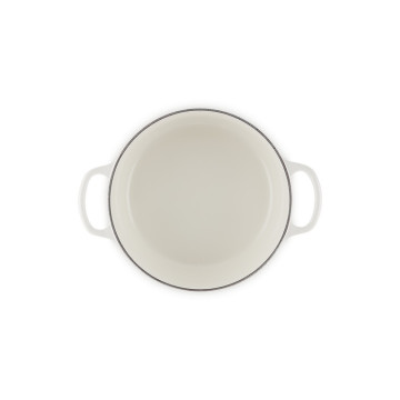 LE CREUSET - Cocotte Redonda Signature 22cm Branco 21177220101430 LE CREUSET - 3