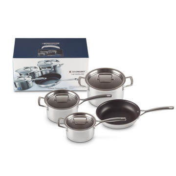 LE CREUSET - Set 4 Tachos 3-Ply (24cm, 16cm, 18cm, 20cm) 96209100001000 LE CREUSET - 2