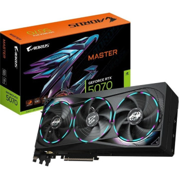 Placa de vídeo Gigabyte AORUS GeForce RTX 5070 Master/12 GB GDDR7 GIGABYTE - 1