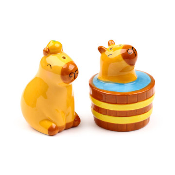 Conjunto de saleiro e pimenteiro Capivara PUCKATOR - 1