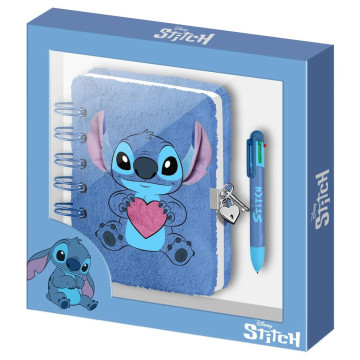 Diário de pelúcia + Caneta Stitch Disney KARACTERMANIA - 1
