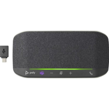 Poly Sync 10 Viva-voz portátil para conferências para Microsoft Teams/ USB-Bluetooth/ Preto  - 1