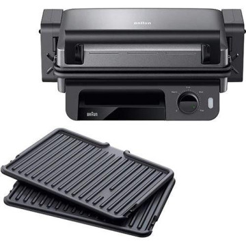 GRELHAD BRAUN 2000W.PLAC....