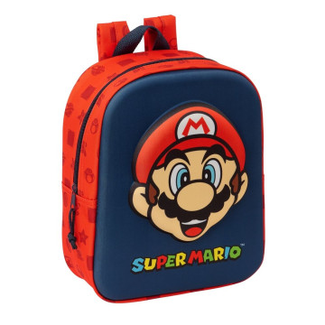 Mochila 3D Super Mario Bros 27cm SAFTA - 1