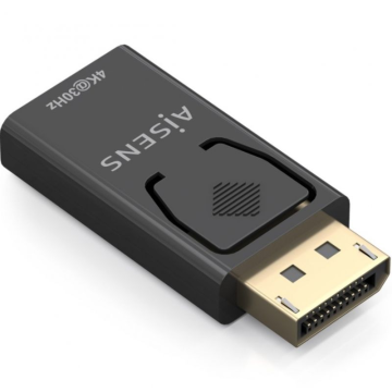 Conversor DisplayPort Macho para HDMI Fêmea Aisens A125-0949/ Preto AISENS - 1