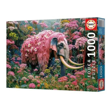 EDUCA - Puzzle 1000 Elefante Floral 20229  - 2