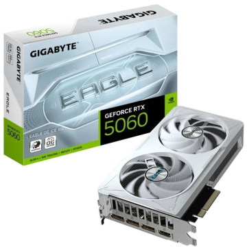Placa de vídeo Gigabyte GeForce RTX 5060 Eagle OC ICE/8 GB GDDR7 GIGABYTE - 1
