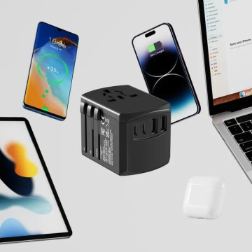 METRONIC - Carregador Viagem Univ. Xoopar 2USB-A+2USB-C 15W PRETOF810533 METRONIC - 5