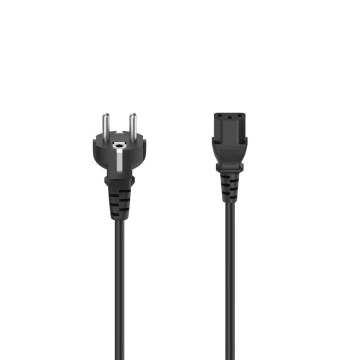 HAMA 00200737 CABO DE ALIMENTAÇÃO PARA PC 3 PINOS 1,5M HAMA - 1