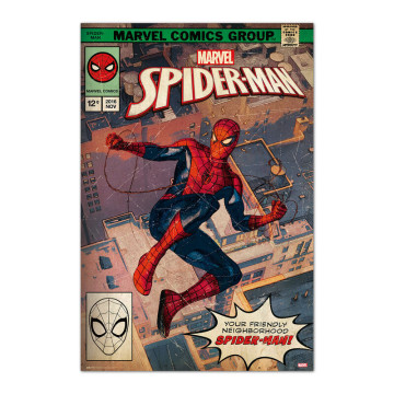 Pôster de quadrinhos do Homem-Aranha da Marvel  - 1