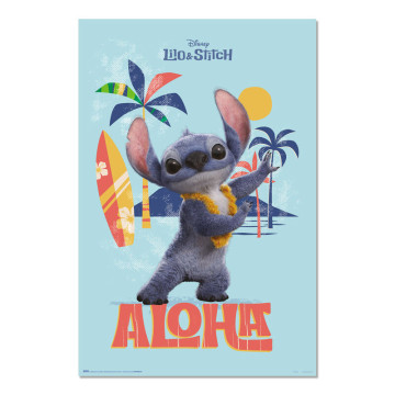 Pôster Aloha Live Action Stitch Disney  - 1