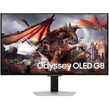 Monitor Smart Gaming Samsung Odyssey OLED G8 S32DG800SU 32'/ 4K/ 0,03 ms/ 240 Hz/ Multimídia/ Altura Ajustável/ Prata Samsung - 