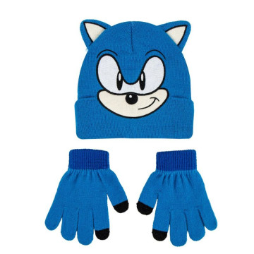 Conjunto de chapéu e luvas do Sonic The Hedgehog  - 1