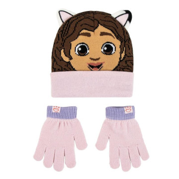 Conjunto de chapéu e luvas para casa de bonecas da Gabby  - 1