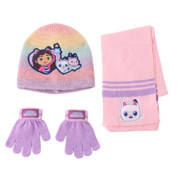 Conjunto de chapéu, luvas e cachecol da Gabby's Dollhouse  - 1