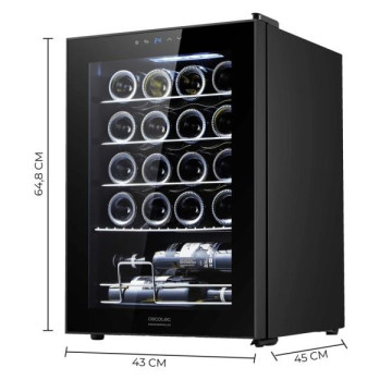 CECOTEC - Cave de Vinho GrandSommelier 2050 Black Compressor 122 Cecotec - 3